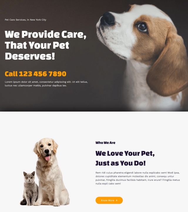 pet shop sites